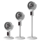 F1 Kabelloser Standventilator | 35dB Ultra Leise, 5-Stufen, Fernbedienung, 1kg