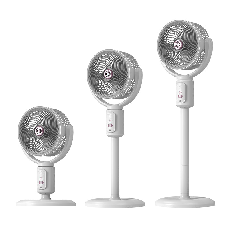E1 Kabelloser Standventilator | Ultra Leise 29dB, 12 Std. Akku, Fernbedienung