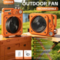E5 Portable oscillating fan with LED light