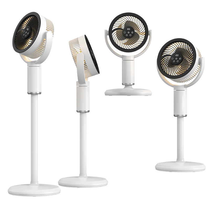 E3 Kabelloser Standventilator | Smart Touch, 16 Std. Akku, Fernbedienung