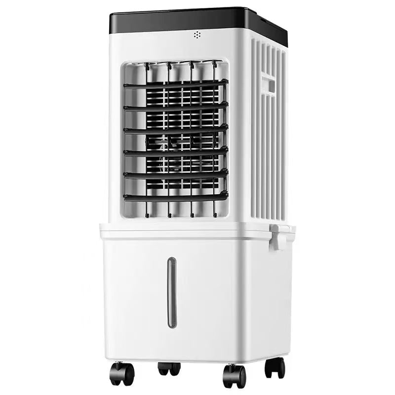 Refroidisseur d'air portable W2 | Refroidissement par eau, réservoir 15L, flux d'air 90°, télécommande