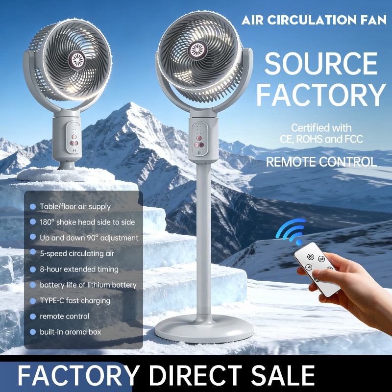 E1 Floor-standing Fan Timer-equipped Rotatable