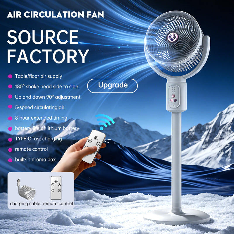 E1 Floor-standing Fan Timer-equipped Rotatable