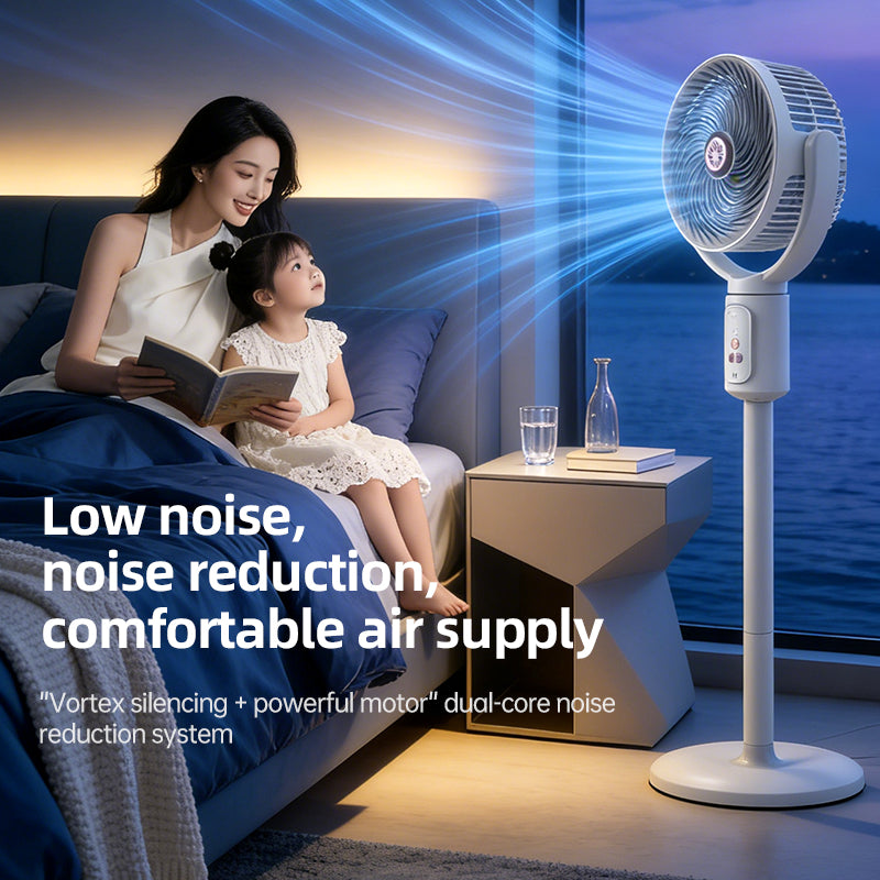 E1 Floor-standing Fan Timer-equipped Rotatable