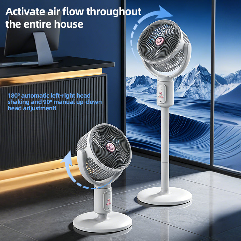 E1 Floor-standing Fan Timer-equipped Rotatable
