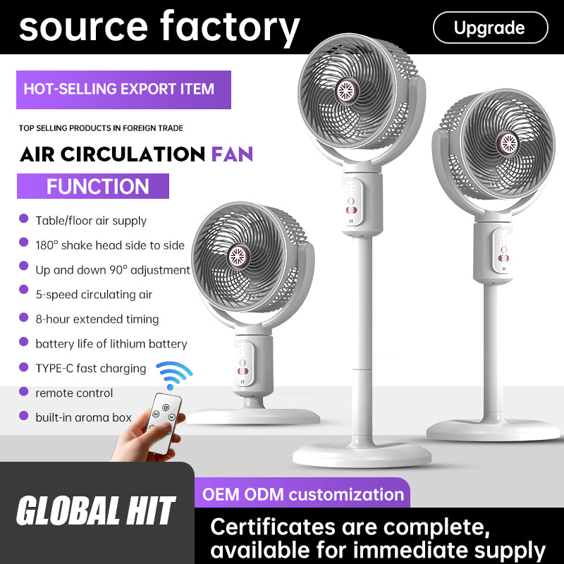 E1 Floor-standing Fan Timer-equipped Rotatable