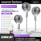 E1 Floor-standing Fan Timer-equipped Rotatable