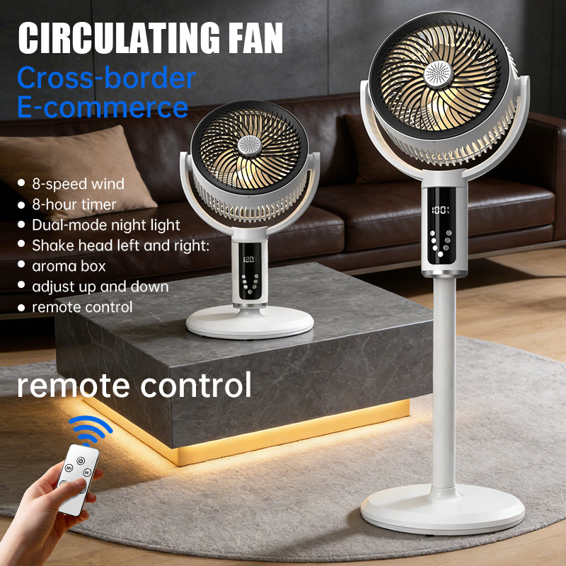 E2 Smart Remote-Controlled Fan with Light