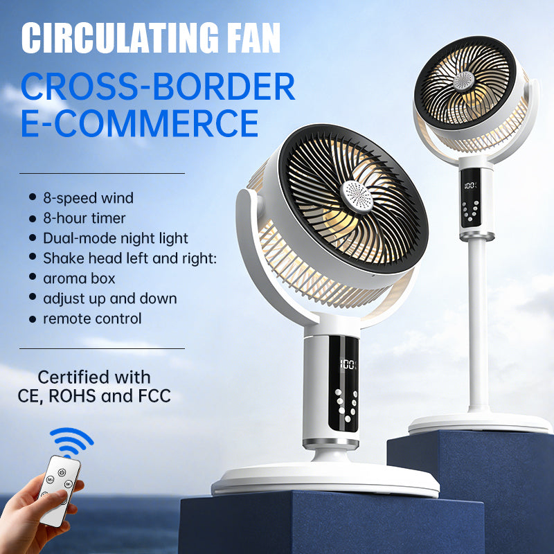 E2 Smart Remote-Controlled Fan with Light