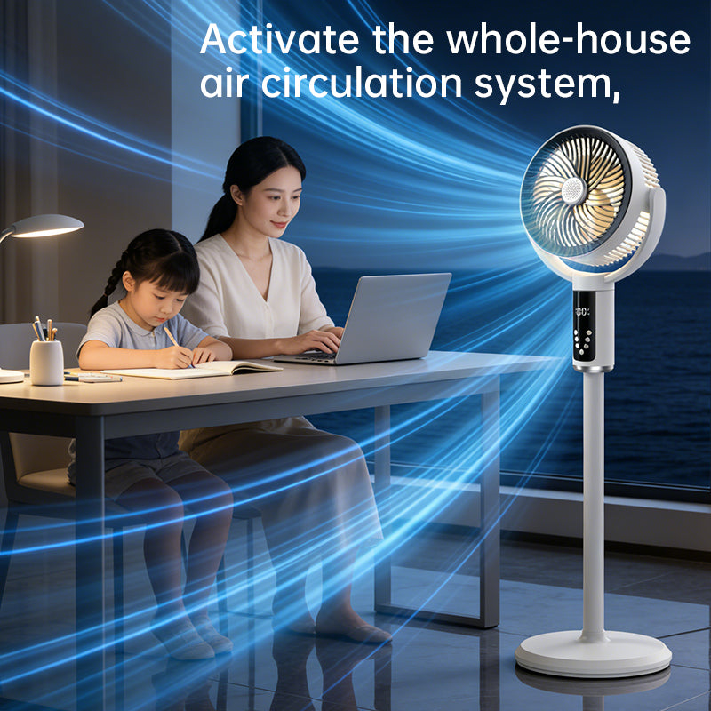 E2 Smart Remote-Controlled Fan with Light