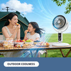 E2 Smart Remote-Controlled Fan with Light