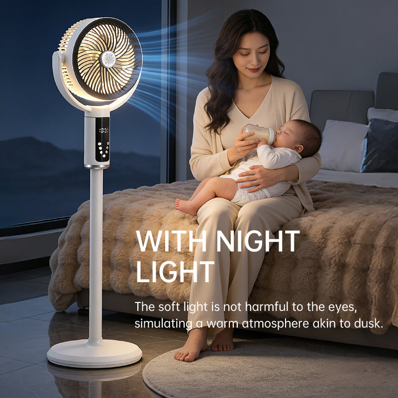 E2 Smart Remote-Controlled Fan with Light