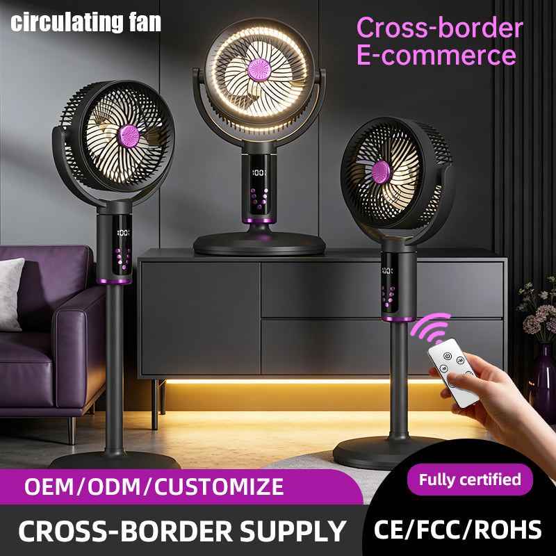 E2 Smart Remote-Controlled Fan with Light