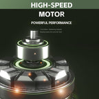 E5 Portable oscillating fan with LED light
