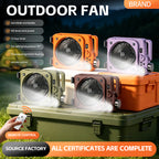 E5 Portable oscillating fan with LED light