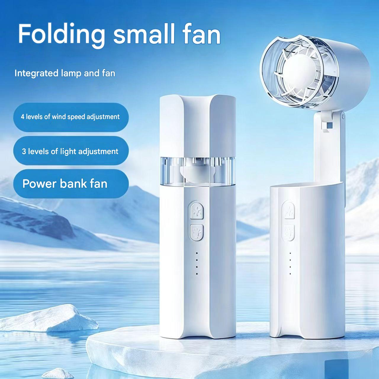 W11 Mini Portable Foldable Handheld Fan for Outdoor Use