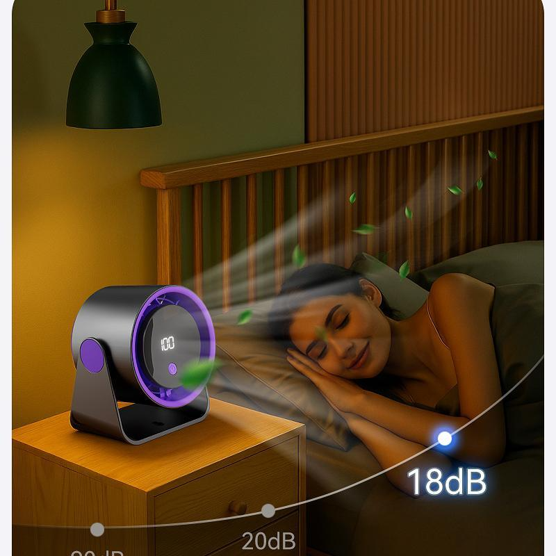 W12 Portable Office Fan Cooling Foldable  Rotatable