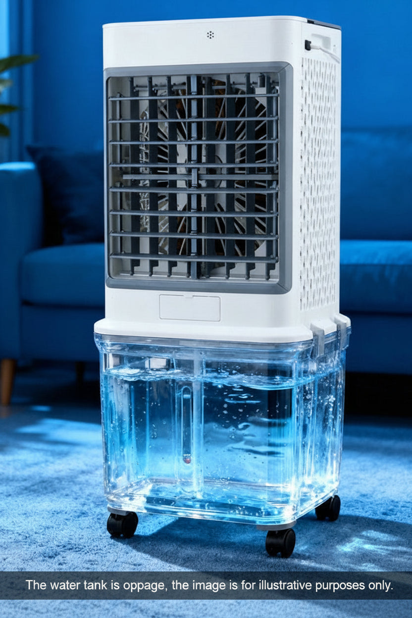 W4 Air Cooler | 32L Big Tank, 3-Speed, Remote Control, Super Cooling
