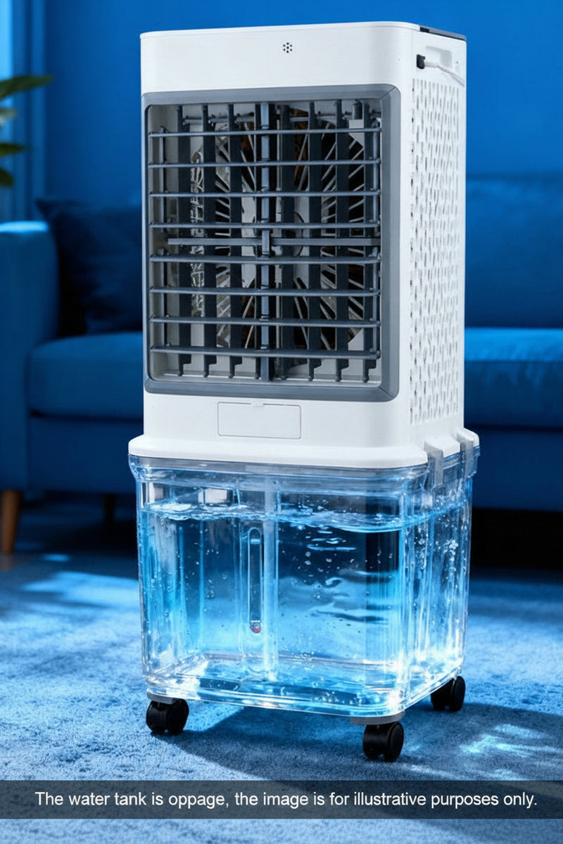 W4 Air Cooler | 32L Big Tank, 3-Speed, Remote Control, Super Cooling