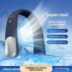 W7 Tragbarer Nackenventilator | 246g, 360° Kühlung, 35dB Ultra Leise, 6 Std. Akku
