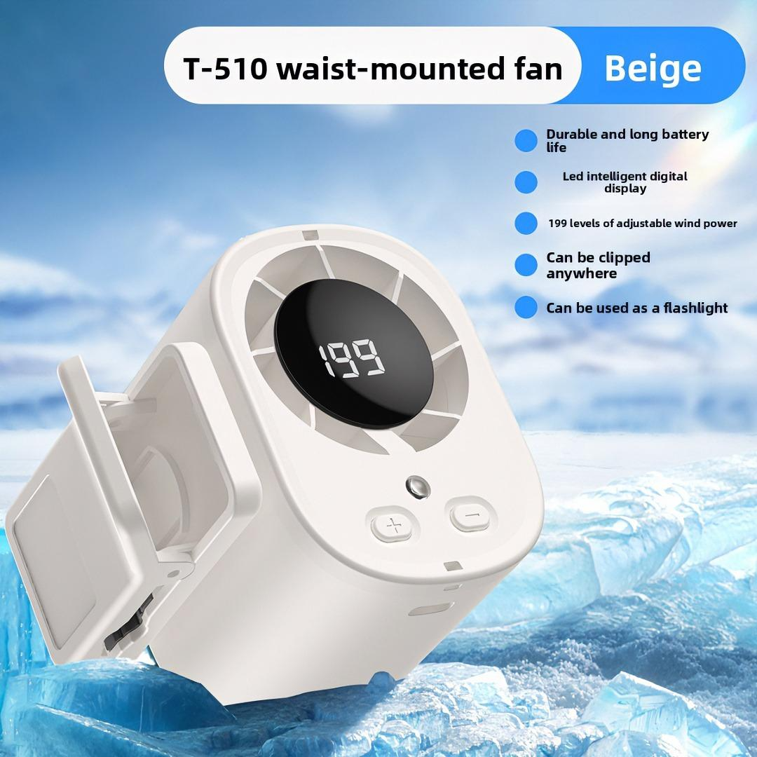 W10 Portable Mini Fan  Outdoor USB Rechargeable Wearable